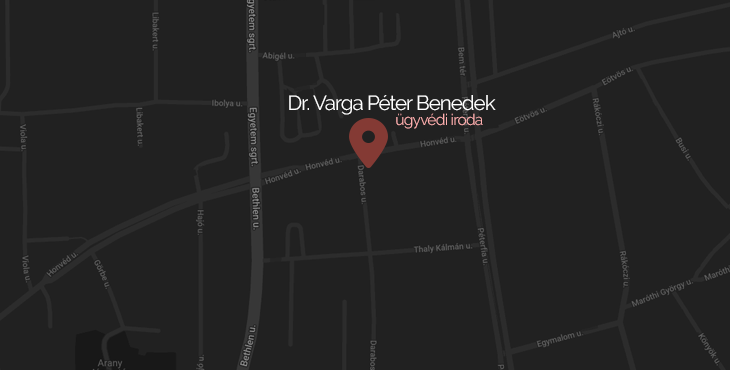 Dr. Varga Péter Benedek ügyvédi iroda